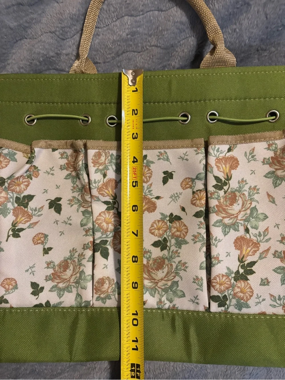 Gardening Tool Heavy Duty Canvas Bag Organizer. Multi-pockets. New!